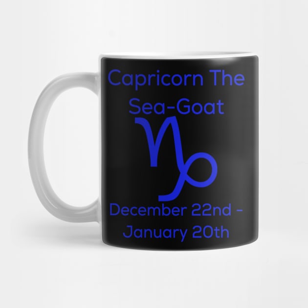 Capricorn The Sea-Goat, Zodiac by Celtic Morrigan